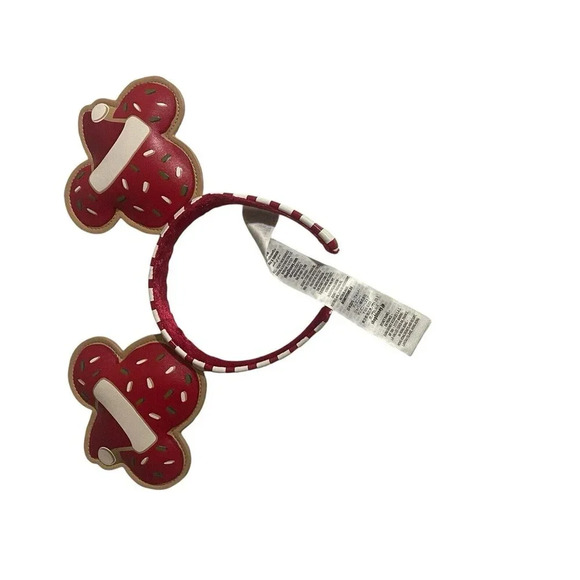Disney Parks Cookie Christmas Holiday Mickey Minnie Mouse Ears Headband - Picture 2 of 14